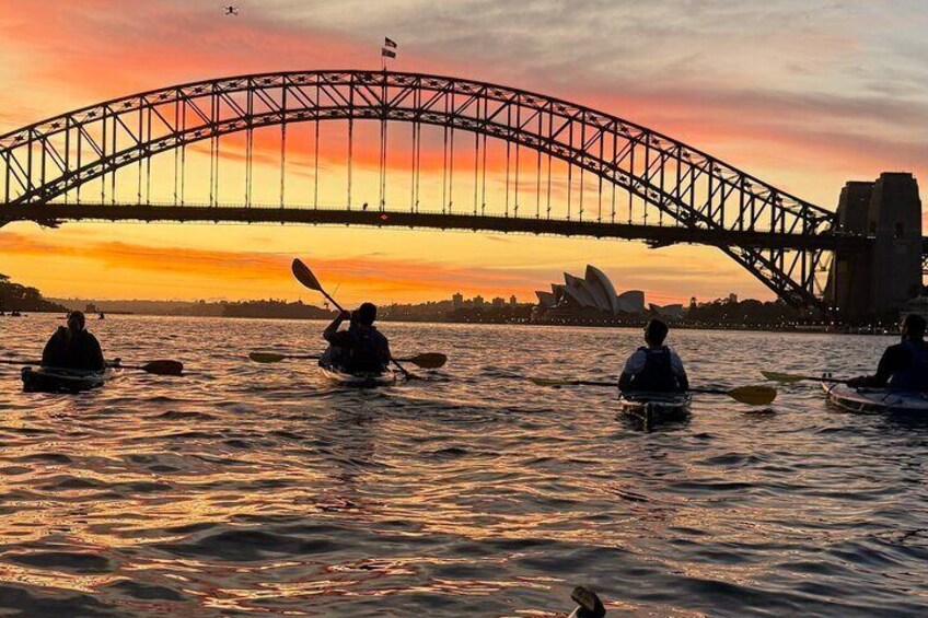 Sunset Harbour Bridge Kayak Escape