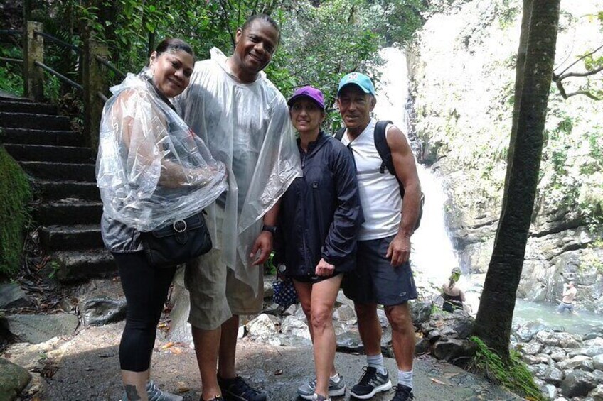 Private Tour El Yunque Rainforest waterfall