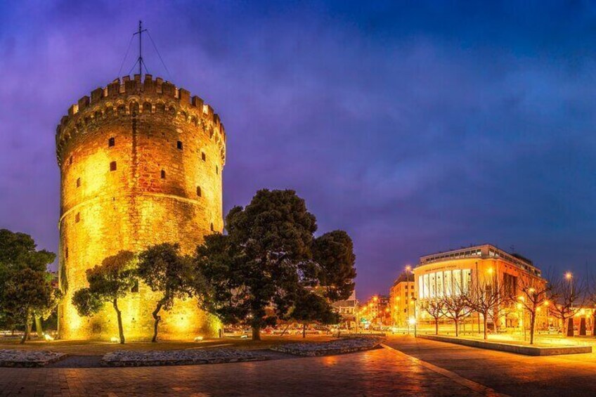 Thessaloniki by Night Private Custom Tour with a Local