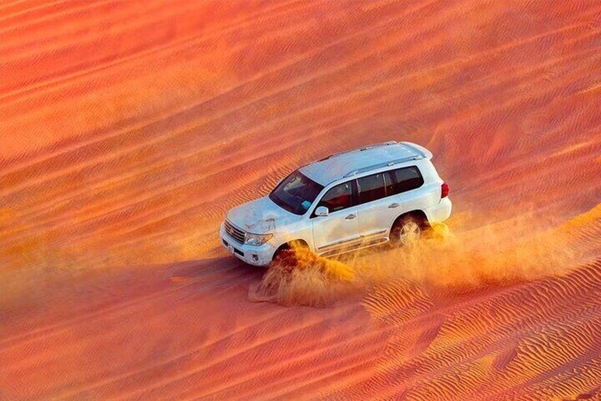 Desert Safari With BBQ Dinner, Quad Bike & Camel Ride from Dubai