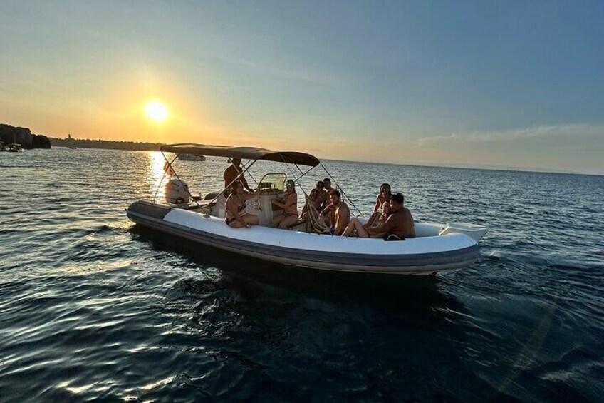 Sicily Boats Marzamemi: sunset of the 2 seas aperitif Snorkeling