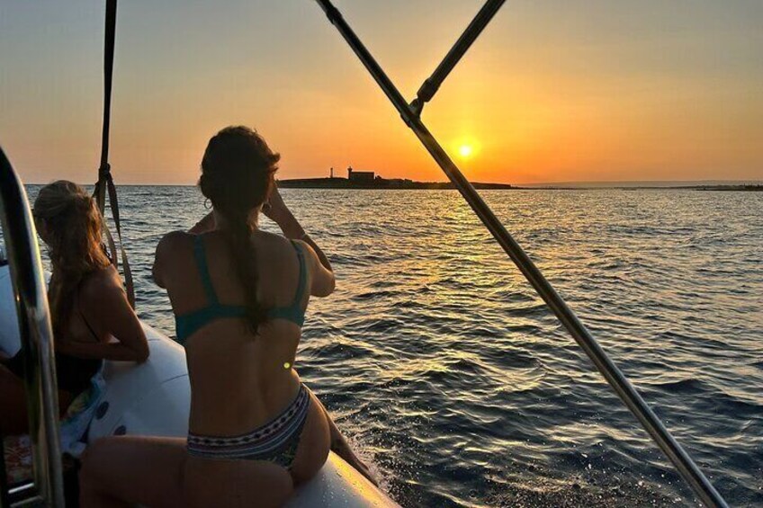 Sicily Boats Marzamemi: sunset of the 2 seas aperitif Snorkeling