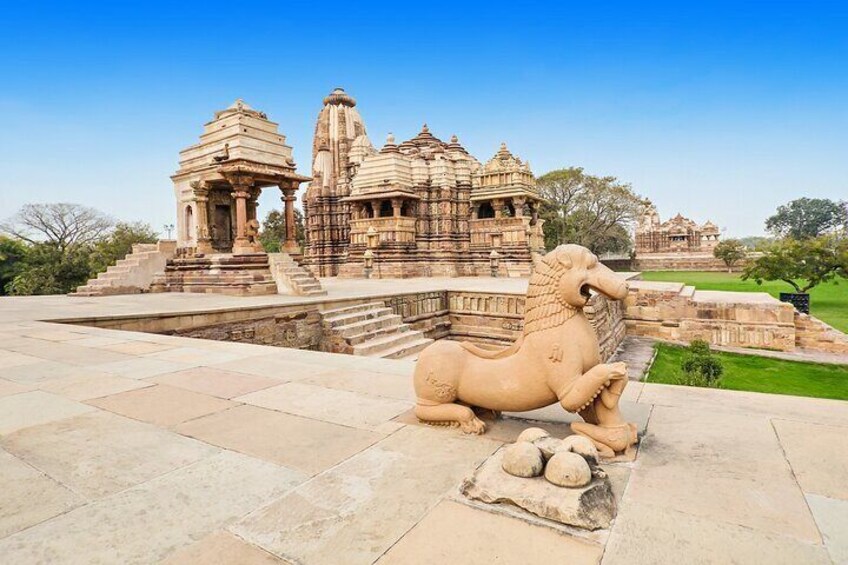 The Khajuraho Group of Monuments are a group of Hindu and Jain temples.