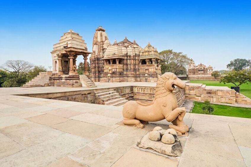 The Khajuraho Group of Monuments are a group of Hindu and Jain temples.