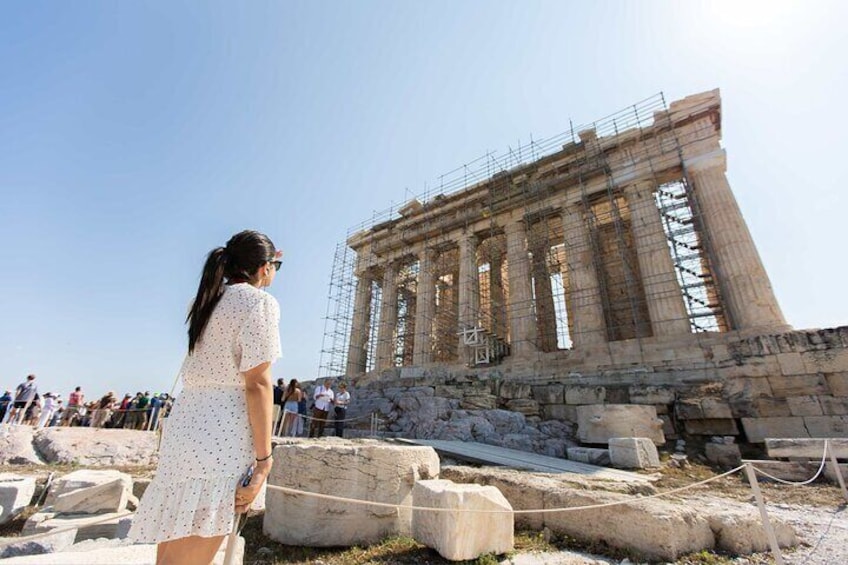 Early Access to the Acropolis & Parthenon Walking Tour in Spanish