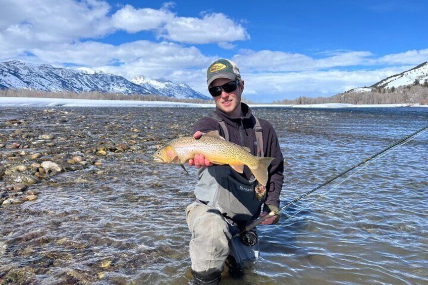 2 Hour Private Guided Walk Wade Fishing at Jackson Hole