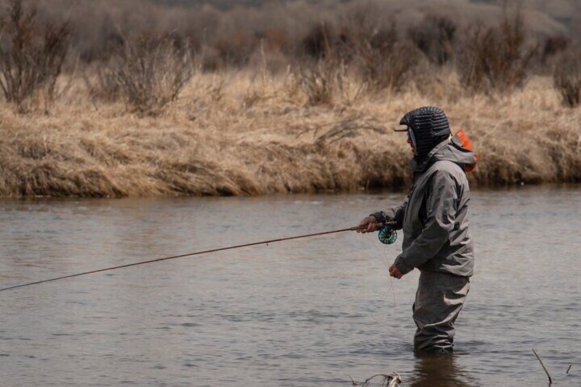 2 Hour Private Guided Walk Wade Fishing at Jackson Hole