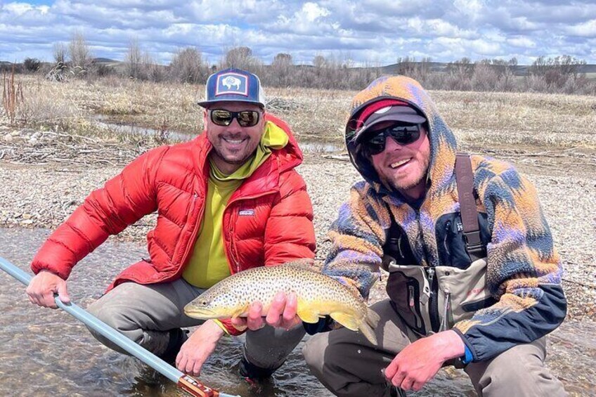 2 Hour Private Guided Walk Wade Fishing at Jackson Hole