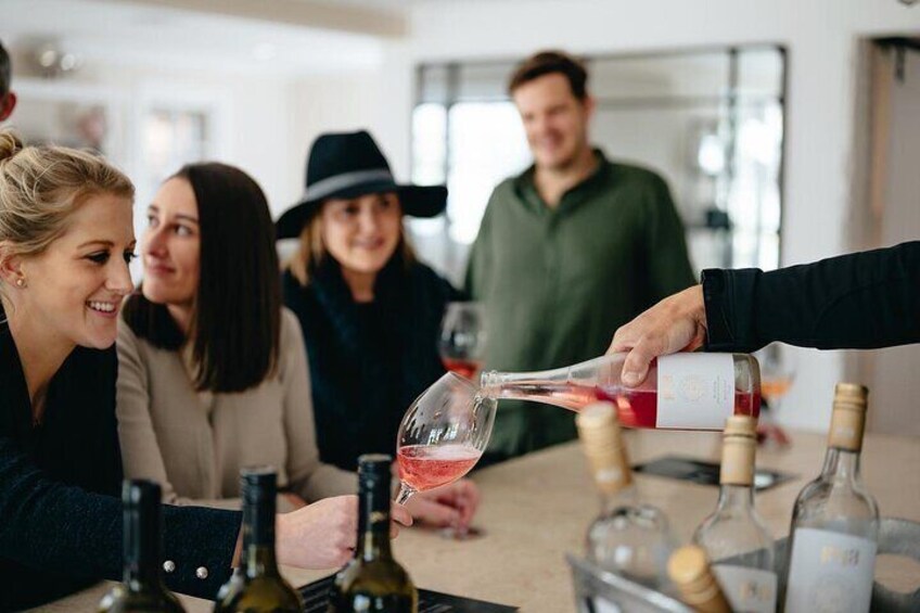 3 premium sit down wine tastings are including in the cost of this tour