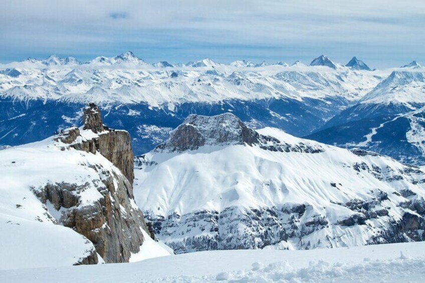 View of the mountain range