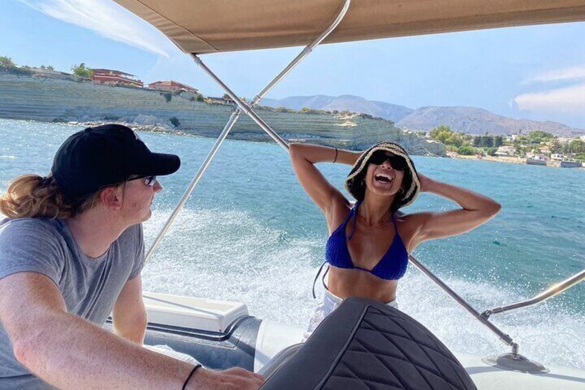 Avola: Private Boat to the Caves of Syracuse Aperitif Snorkeling