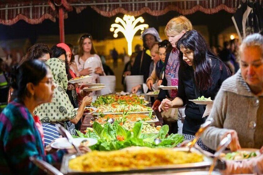 Private Dubai Desert Safari with Camel Riding, Shows & BBQ Dinner