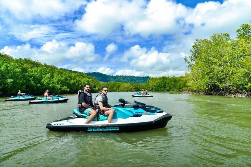 Jet Ski Island Hopping Adventure from Phuket Lunch and Transfers