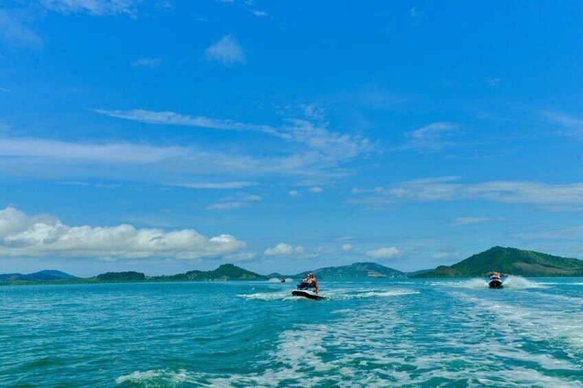 Jet Ski Island Hopping Adventure from Phuket Lunch and Transfers