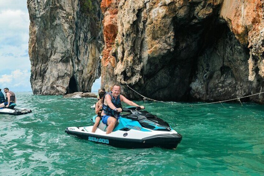 Jet Ski Island Hopping Adventure from Phuket Lunch and Transfers