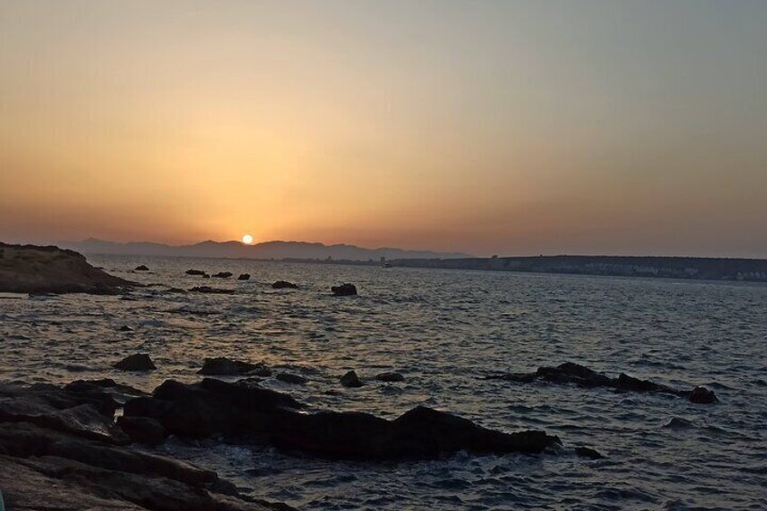 From Torrevieja Tabarca Santa Pola and entrance to the Pink Lagoon