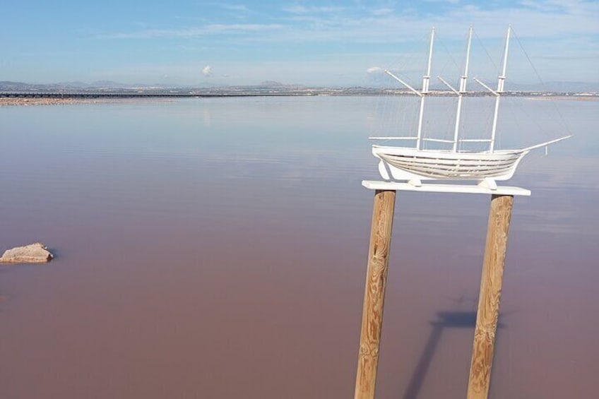 From Torrevieja Tabarca Santa Pola and entrance to the Pink Lagoon