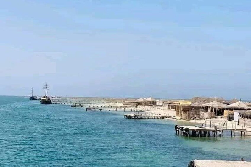 Pirate Boat Tour to Flamingo Djerba Island