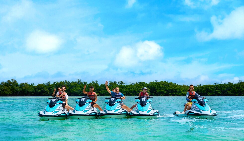 Small Group Jetski Tour in Key West that Stops at a Sandbar