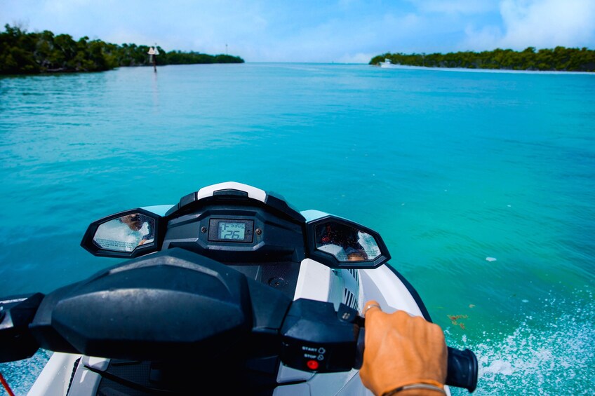Small Group Jetski Tour in Key West that Stops at a Sandbar