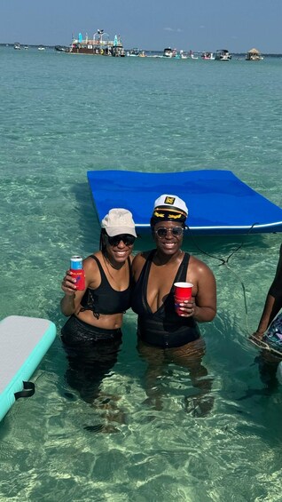 Picture 4 for Activity Destin: Crab Island Pontoon Boat Adventure