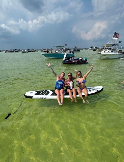 Picture 5 for Activity Destin: Crab Island Pontoon Boat Adventure