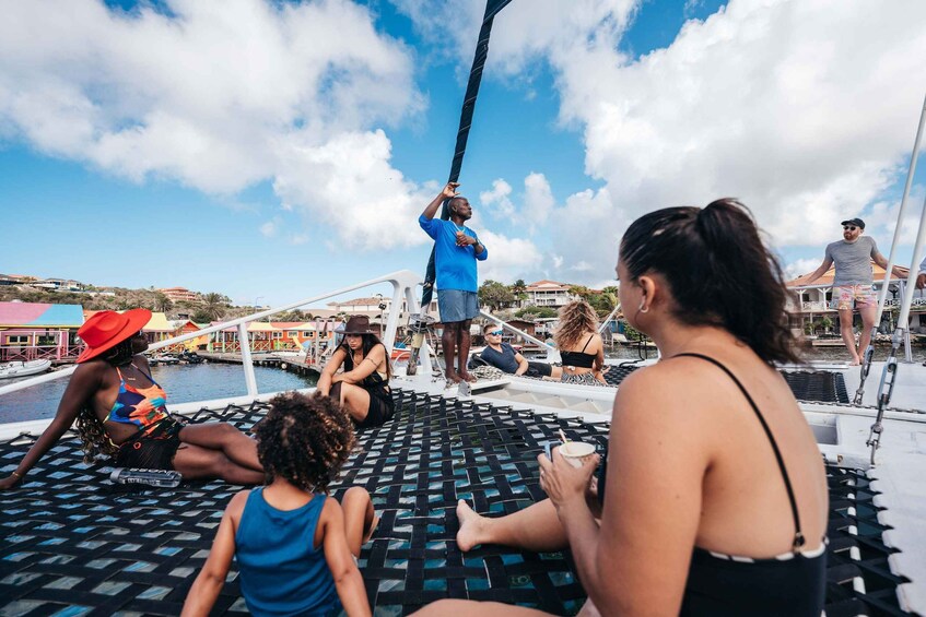 Picture 1 for Activity Curacao: West Coast Boattrip with Beaches, BBQ and Blue Room