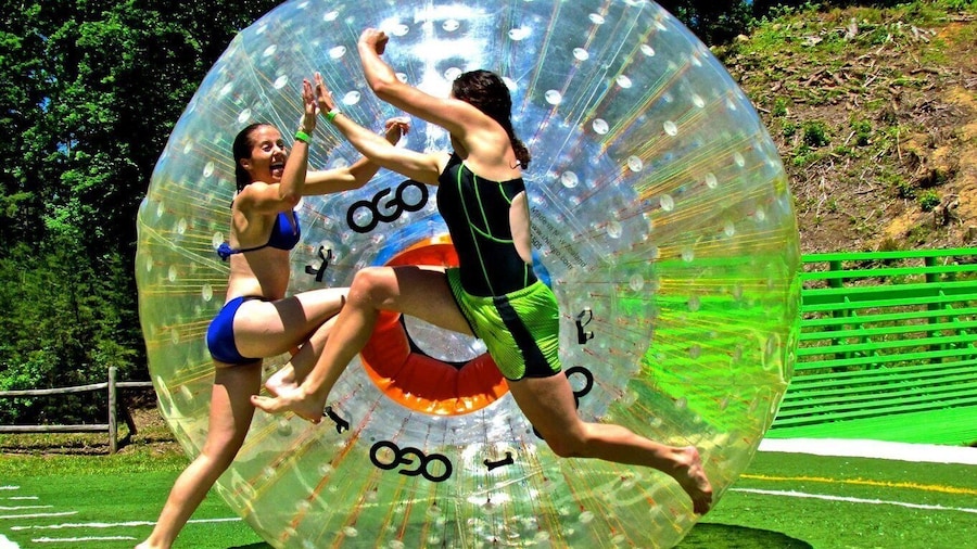 Pigeon Forge: Outdoor Gravity Park Zorbing Experience