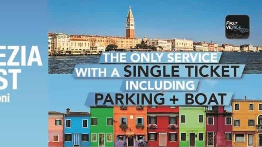 From Punta Sabbioni: Venice,Murano,Burano parking included