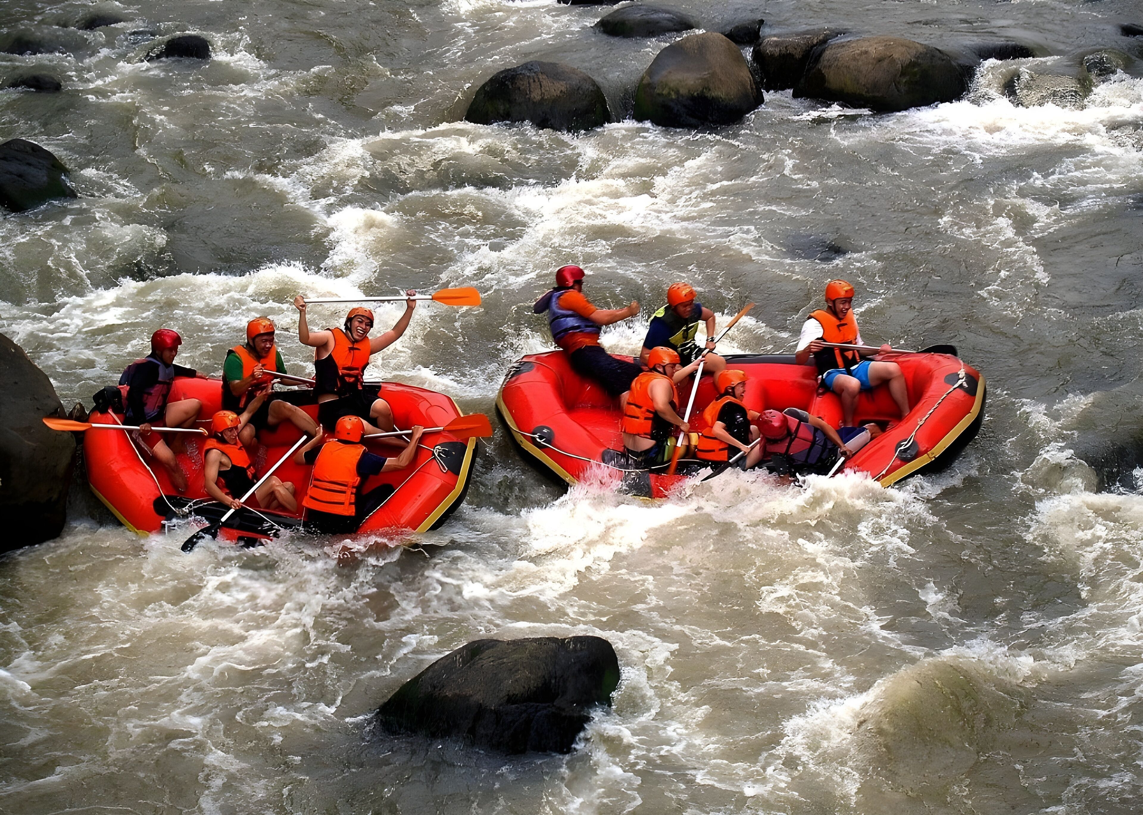 Private White Water Manado Rafting in Nimanga River All Inclusive