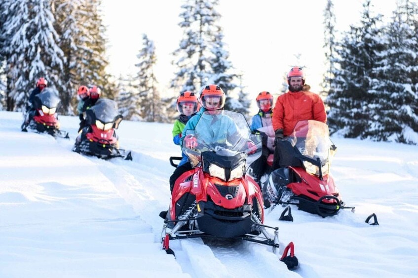 Picture 5 for Activity Zakopane: Snowmobile Adventure in Tatra Mountains