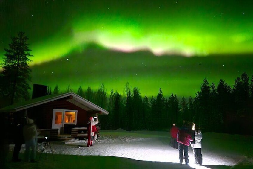 Northern Lights Aurora from Kemi with Pickup