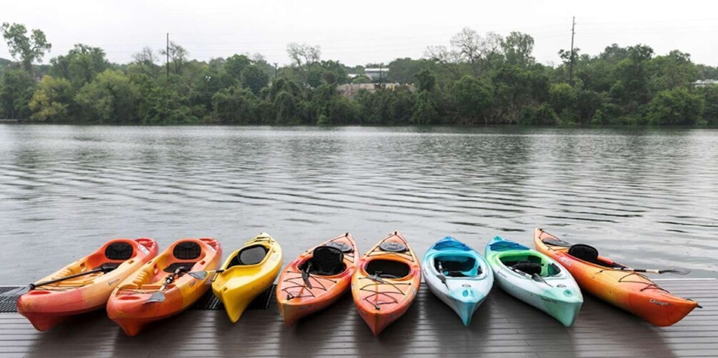 Picture 3 for Activity Austin: Congress Avenue Sunset Bat Kayaking Tour