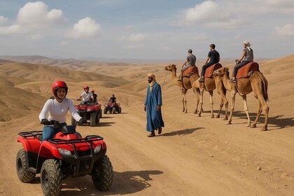 Marrakech: Romantic Night & Quads, Camels and Dinner Show