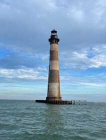 Folly Beach: Sunset Dolphin Boat Tour to Morris Island
