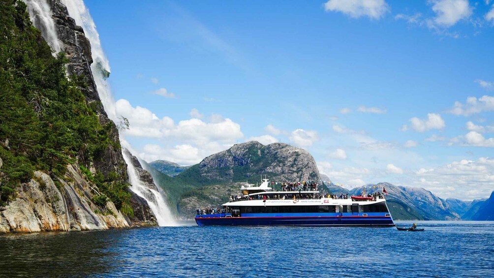 Picture 1 for Activity Stavanger: Lysefjorden Cruise and Preikestolen Hike