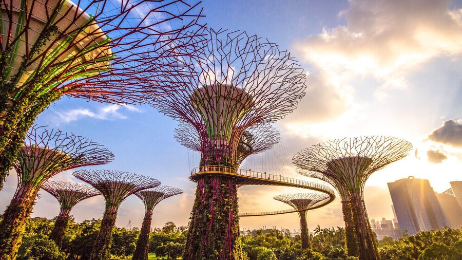 Gardens by the Bay with FD +CF featuring Jurassic World Singapore