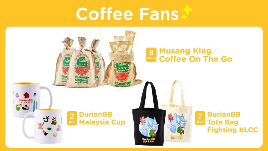 DurianBB Bundle set 2 – Coffee Fans Bundle