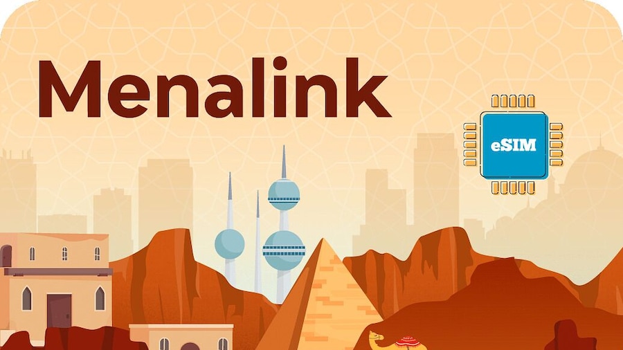 eSIM: Airalo Middle East and North Africa Package