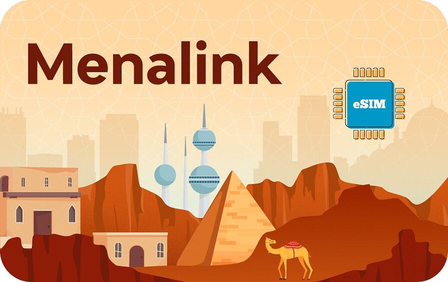 eSIM: Airalo Middle East and North Africa Package