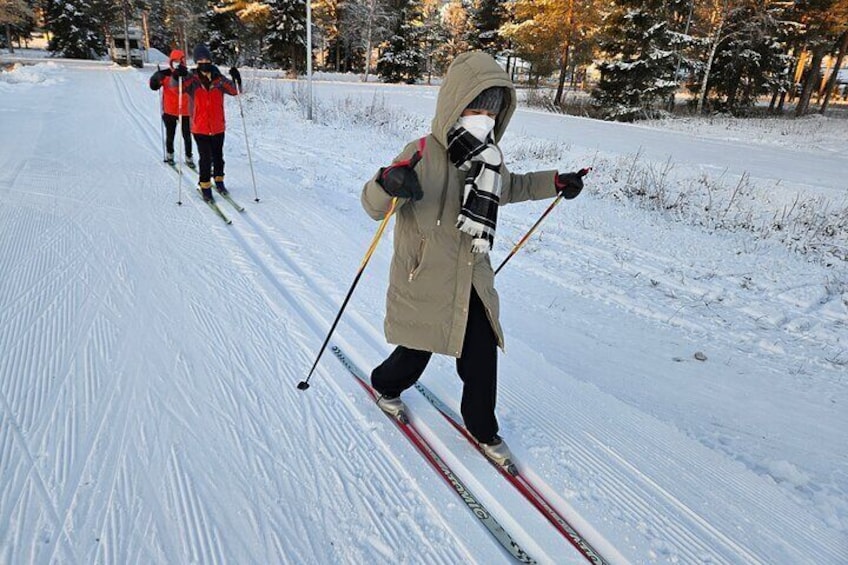 Traditional Small-group Sight-Skiing Experience in Kemi