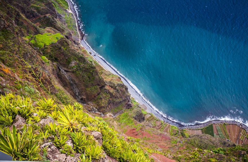 Aerial view of Cabo Girão Island