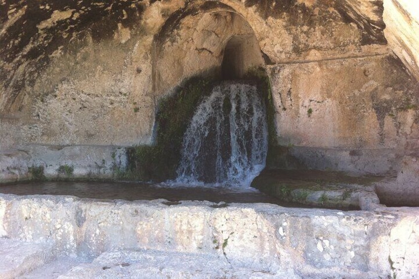 Part of an ancient aqueduct in the Arena