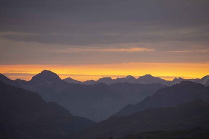 Livigno Sunrise from 3000 mt with summit breakfast