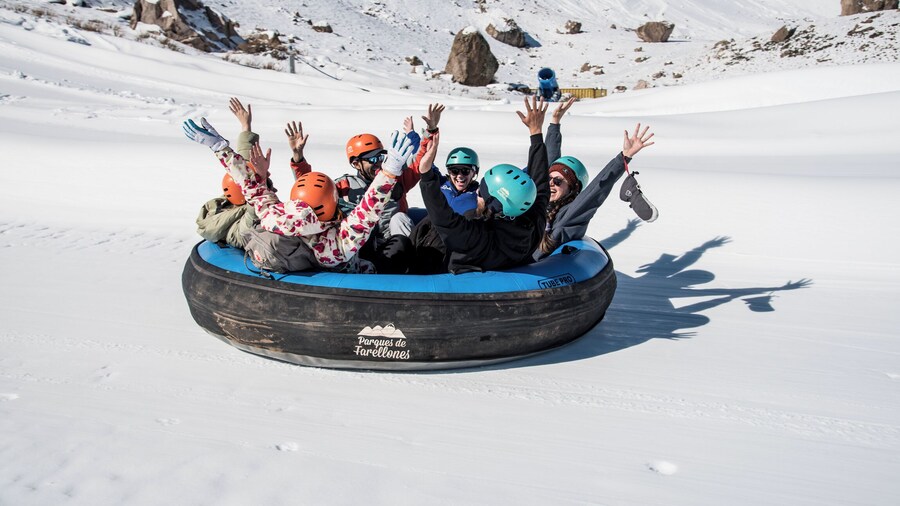 Full Snow Fun: Farellones Park from Santiago