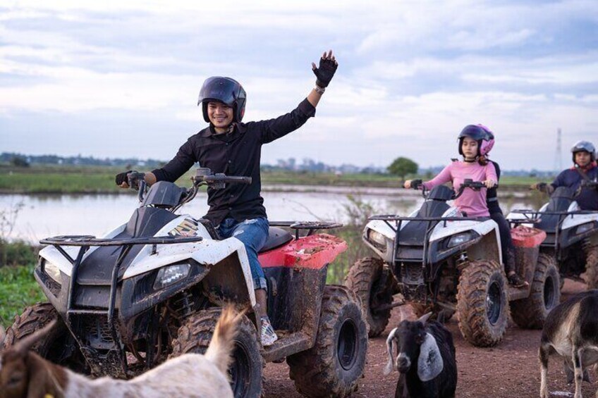 Siem Reap Countryside Quad Biking Tour 