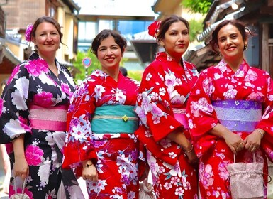 Kyoto Kimono Rental mimosa|Kimono/Yukata Rental Ladies Plan