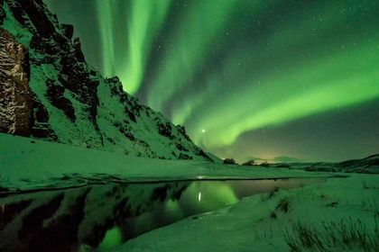 Sälen: Northern Lights Snowshoe Adventure with Pickup