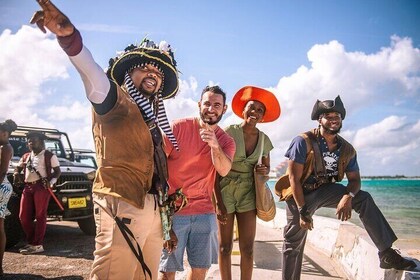海盜吉普車之旅在巴哈馬觀光