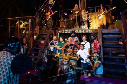 Cancun Night Pirate Ship Cruise with Chicken Dinner and Show